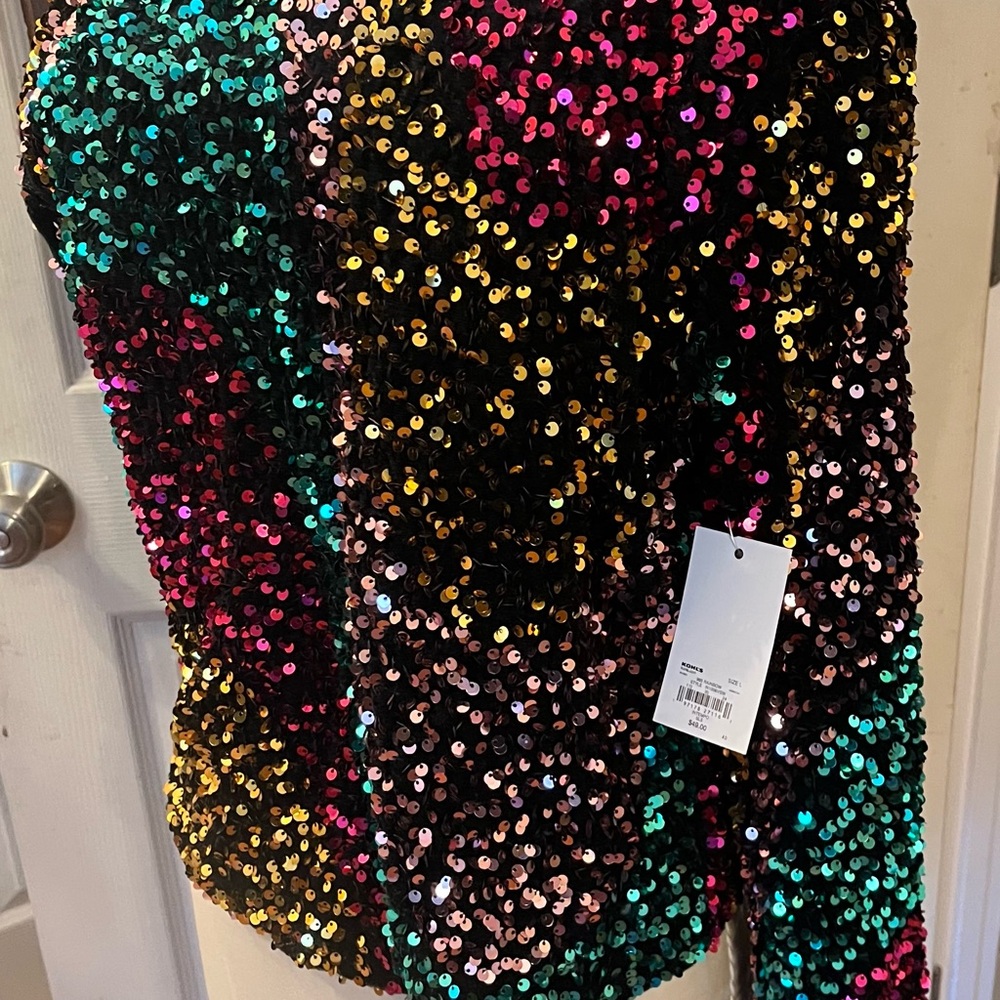 Multicolor Sequin Top - Picture 7 of 15